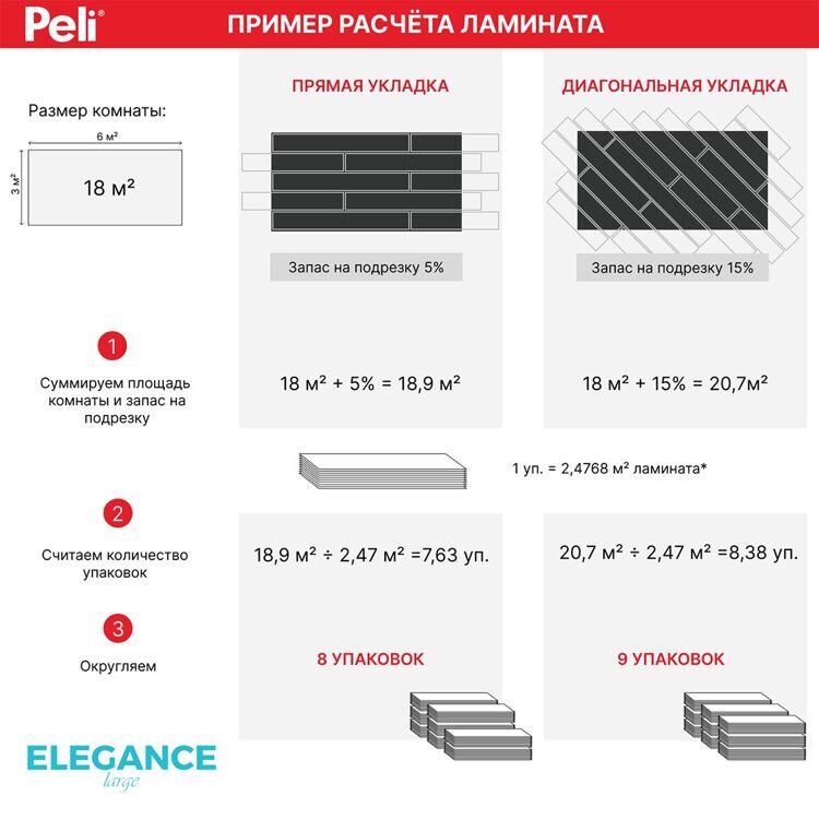 Ламинат Peli Elegance LE-517 Ладик Дуб 8 мм/33 класс