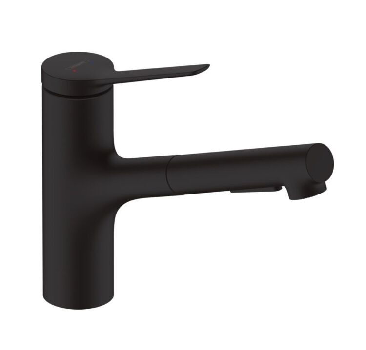 Смеситель для кухни Hansgrohe Zesis M33 74800670 Черный матовый