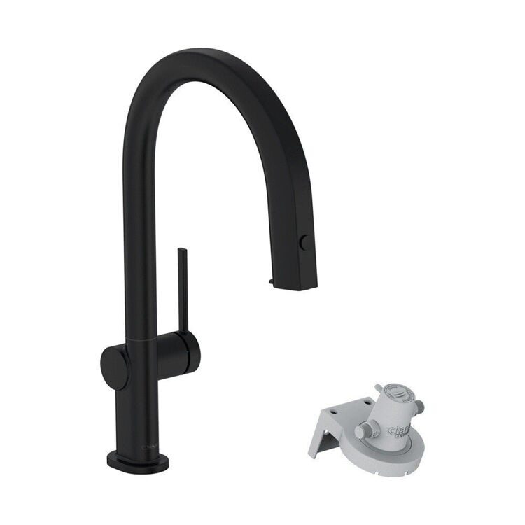 Смеситель для кухни Hansgrohe Aqittura M91 76803670 черный матовый